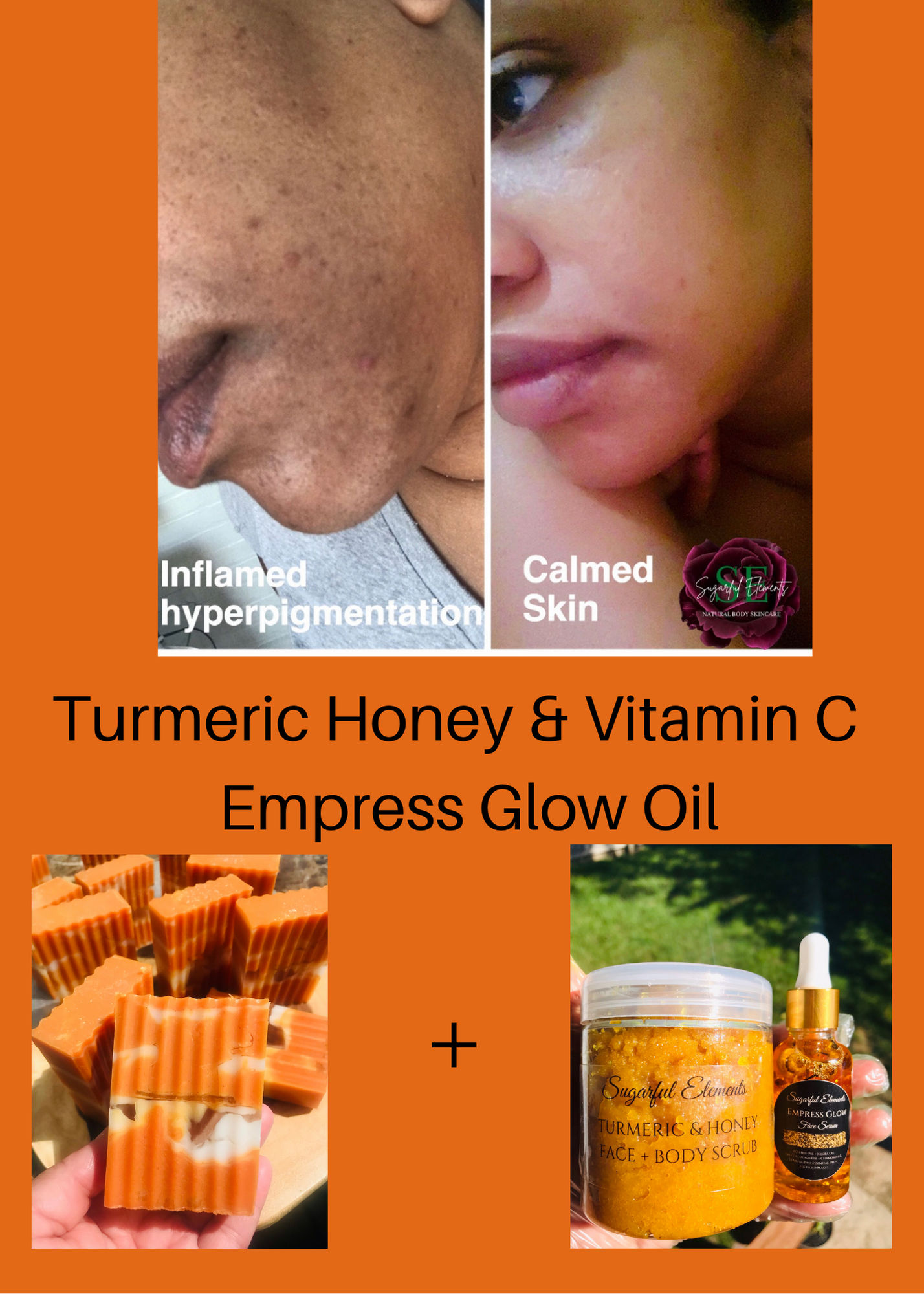 Turmeric, Honey & Vitamin C Scrub